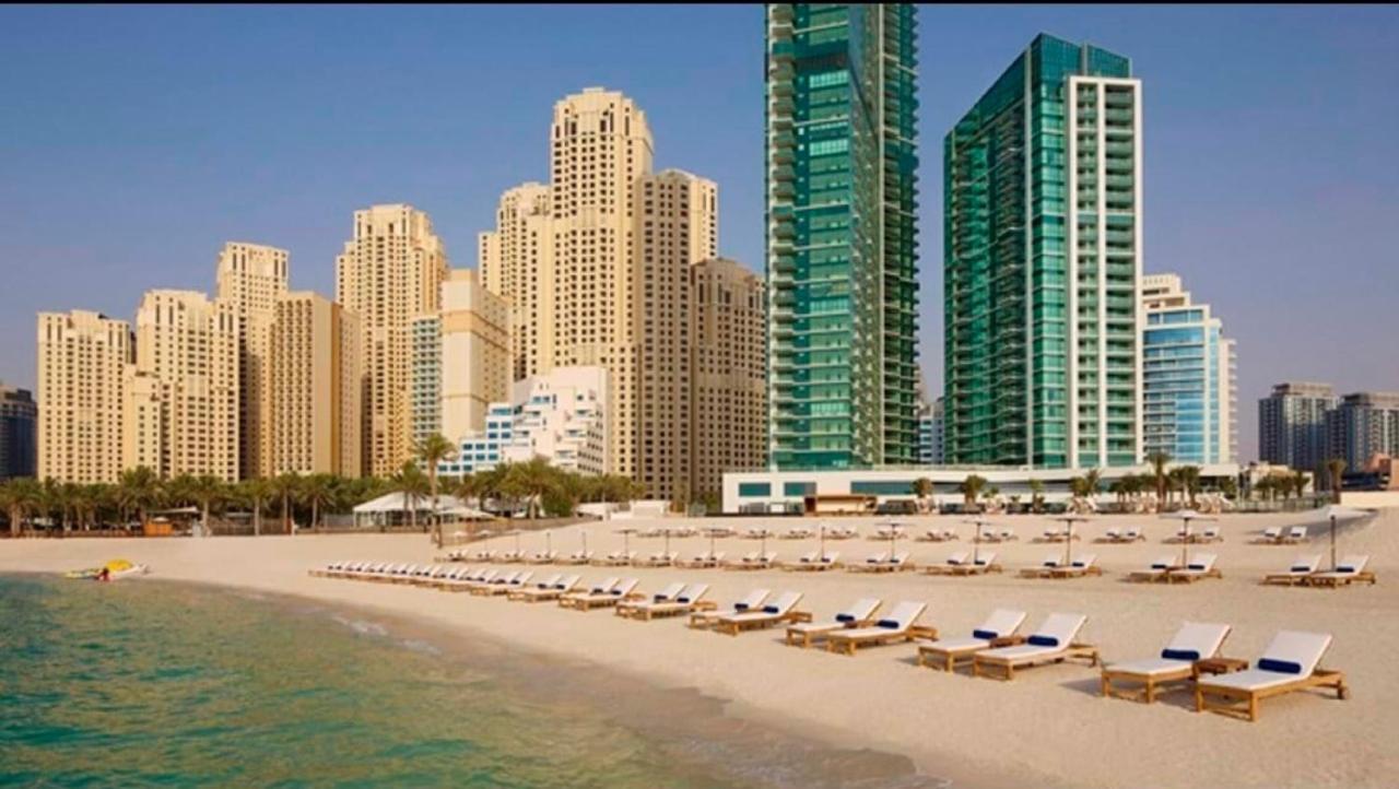 Stunning 5* 4Br-Oceanfront-Apartment Dubaj Exteriér fotografie